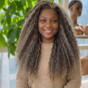 Perruque 13x4 Crépus Bouclés Highlight Futura – Sans Colle, Dentelle Suisse