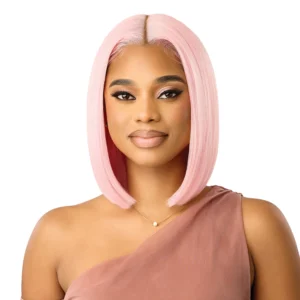 Perruque synthétique frontale en dentelle Outre HD, naissance des cheveux parfaite, sans colle, partie Y, série Swoop, partie Y 203