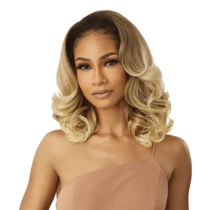 Neesha-Demi perruque à tissage rapide H307, ajout de style bouclé, aspect naturel, facile à porter