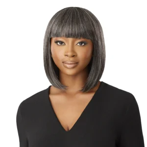 Perruque de cheveux humains Outre Fab N Fly Gris Glamour HH-Deria