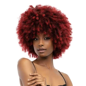 Janet Collection Perruque Synthétique Bouclée Naturelle Afro Kane