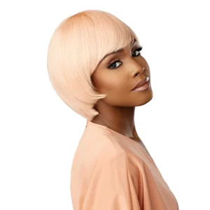 Sensationnel Perruque de cheveux humains Empire Bob Collection avec frange coupe champignon