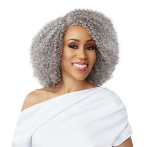 Sensationnel Dashly HD Lace Front Perruque Synthétique Salt N Pepper SP Unit 8