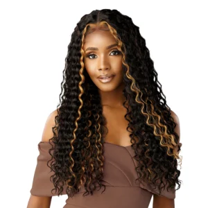 Sensationnel Synthétique HD Lace Front Perruque Sans Colle Butta 360 Unité 11