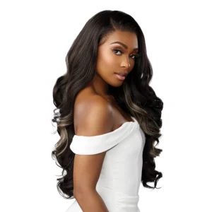 BLEND HAIR Glueless BLace Front Wig   BL 13X6 Unit 8 - Long, Loose Wave Style, Soft & Fluffy, Flawless Look, Synthetic Hair