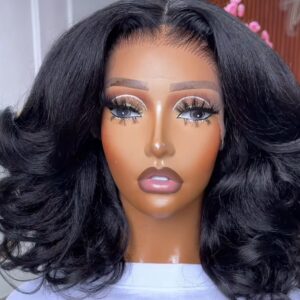 BlendHair  VELOURA BLACK HAIR Wig Lace Fontal